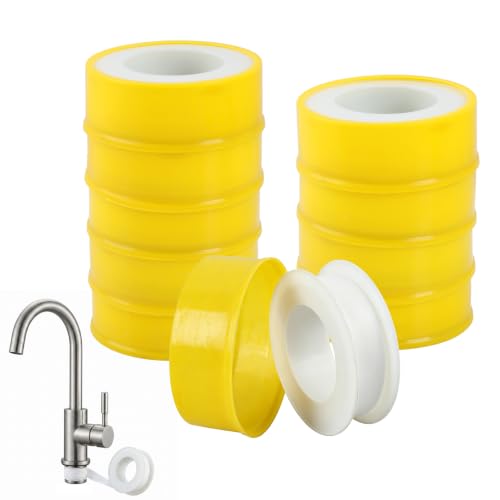 Zlokdraxy 10 rollos cinta teflón, 15mm x 15m, -60°C a +240°C, PTFE