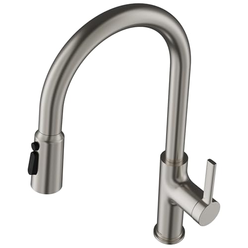 Robinet de cuisine rétractable mitigeur évier douchette 3 jets - 7