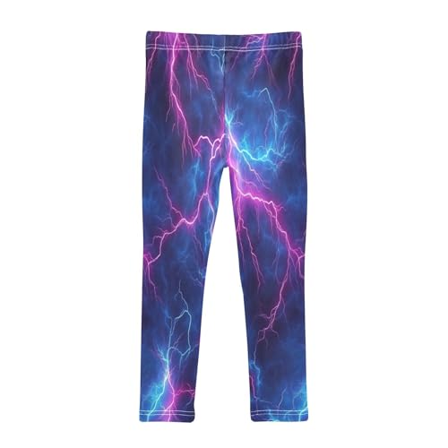 Colorful Abstract Graphic Girls Casual Leggings for Kids Printed Long Pant Bottoms Stretch and Soft2