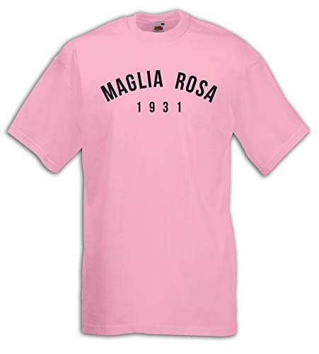 Settantallora - T-Shirt Maglietta J3124 Maglia Rosa Ciclismo...