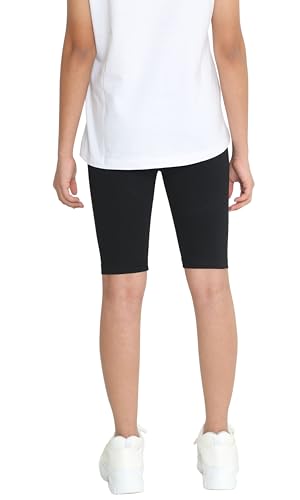Image of TotzTouch Girls Cotton Stretchable Cycling Shorts | Girls Summer Shorts