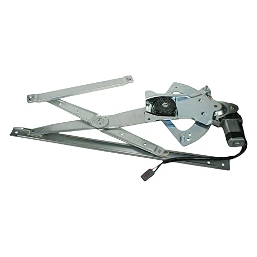 Image of TRQ Front Left Power Window Regulator & Motor Assembly Drivers Side Compatible with 1991-2001 Ford Explorer 2002-2005 Explorer Sport Trac 1991-1994 Mazda Navajo 1997-2001 Mercury Mountaineer FO1350157