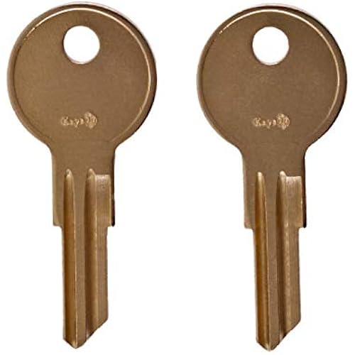 CH501 Pair of 2 Replacement Keys for Locks with CH501 Code Cut to Code by keys22 (ch501)