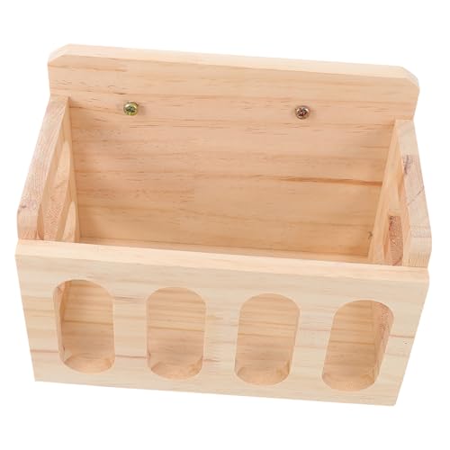 Kisangel Holz Futterspender für Kaninchen Meerschweinchen und Chinchillas Langlebiger Sicherer Heuraufe mit Stabiler Befestigung für Käfig Futtergestell für Kleine Nager Einfach zu Kisangel Holz Futterspender für Kaninchen Meerschweinchen und Chinchillas Langlebiger Sicherer Heuraufe mit Stabiler Befestigung für Käfig Futtergestell für Kleine Nager Einfach zu