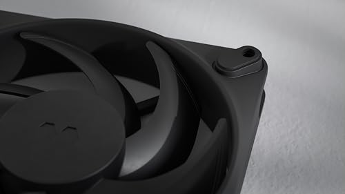 Image of Fractal Design Momentum 12 - Silent PC Case Fan - 120 mm - Liquid Crystal Polymer LCP Blades - FDB Fluid Dynamic Bearing - PWM Control - Cooling Performance - Powerful Airflow - Black