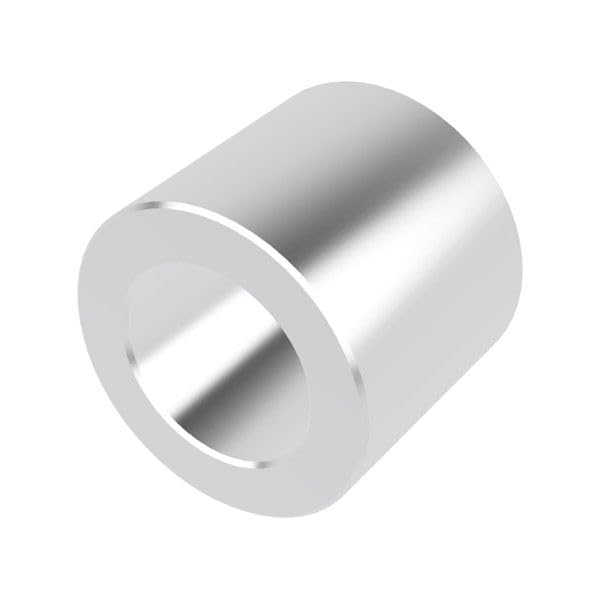 Aluminum Spacer 1/2" OD x 5/16" ID x Many Lengths Round by Metal Spacers Online (7/16" Length, 250)