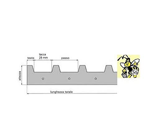 Apistore DISTANZIATORE in LAMIERA ZINCATA Standard...