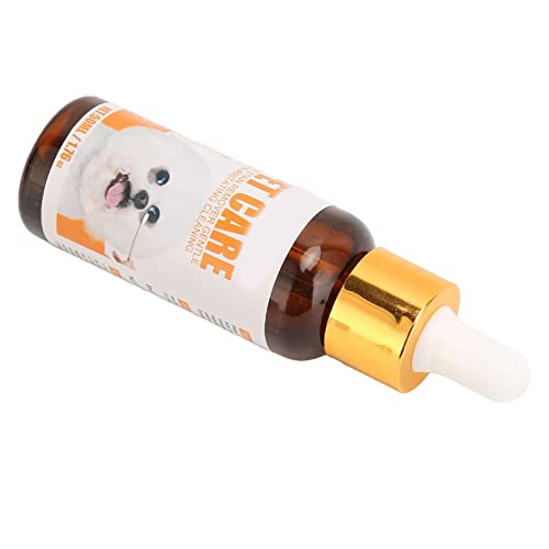 Removedor de manchas de lágrima de animais de estimação, solução hidratante universal de removedor d