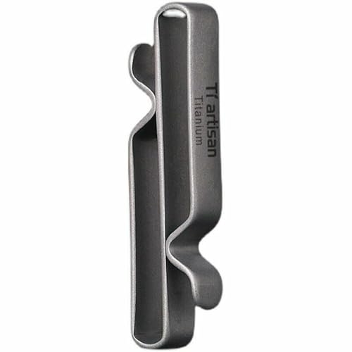 NiuLumea Porte-clés en alliage avec clip de ceinture à dégagement rapide, porte-clés léger antirouille pour attacher en toute sécurité des clés et des petits outils, 55,5 x 14,5 x 7,5 mm, design