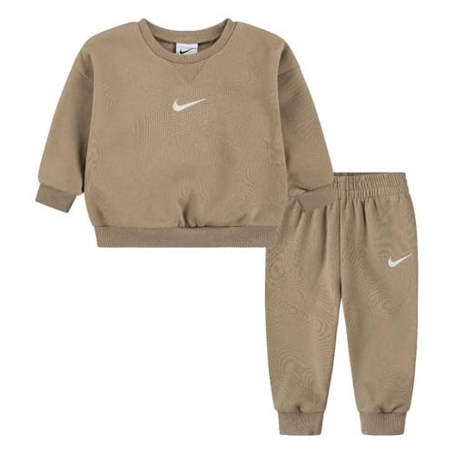 Nike Essential Fleece Crew Set pour enfants Hemp 12 mois