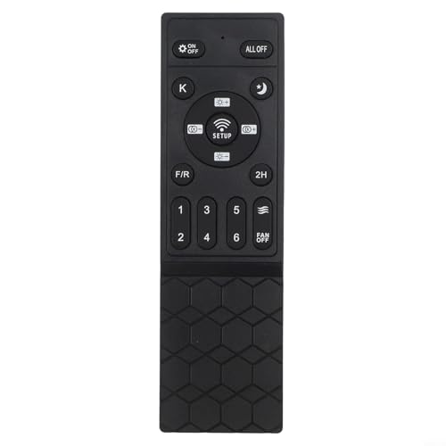 Ceiling Fan Remote Control with Stepless Dimming & Inverter Controller for DC 24V Fans, 6-Speed +...