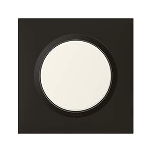 legrand plaque dooxie carrée plaque de finition pour prises et interrupteurs dooxie fabriqué en france 1 poste noir velours