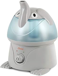 Crane Ultrasonic Adorable Cool Mist Humidifier, Elephant
