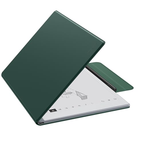 Image of MoKo Case for Remarkable 2 Tablet 10.3 inch with Pen Holder, Midnight Green | Ultra-Thin, Back Magnetic Design, Smart Folio Cover