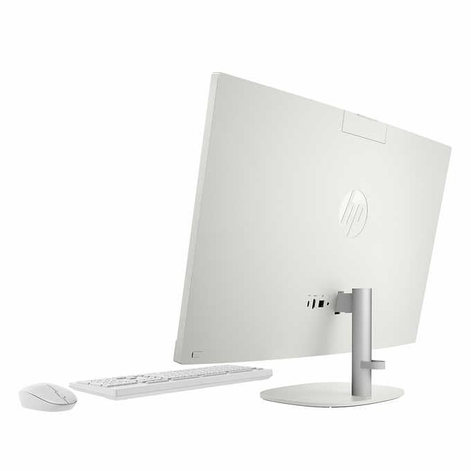 Image of HP 27 inch All-in-One Desktop PC, FHD (1920 x 1080) Touchscreen Display, 13th Generation Intel Core i7-1355U, 32 GB RAM, 1TB SSD, Intel Iris Xe Graphics, Windows 11 Pro