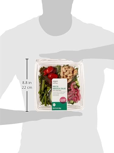 Amazon Kitchen, Kale & Arugula Salad with Asparagus, 14.1 oz (Seasonal Recipe)