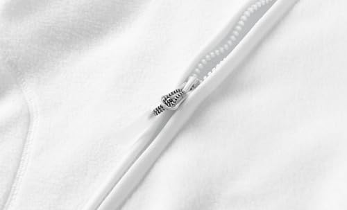 LittleSpring Boys Girls Lightweight Fleece Jackets Zip Up Solid Color 2-10 Years4