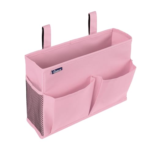 Pink Bedside Caddy Organizer