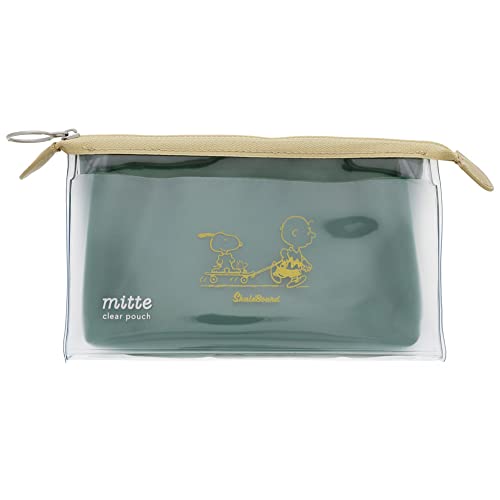 Amazon | サンスター文具 スヌーピー クリアポーチ ミッテ マチ
