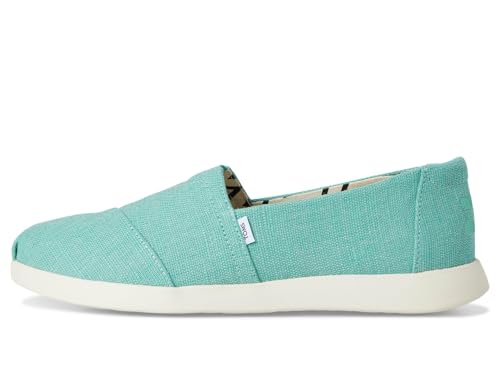 Image of TOMS Women's Alpargata Plus Slip On Espadrille, Textile Upper, Relaxed Fit, CloudBound Insole, Stretchy Easy On and Off
