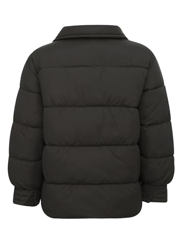 Kids Girls Boys Stand Collar Long Sleeve Winter Warm Down Jacket Padded Coat Snowsuit Windproof Puffer Outerwear2