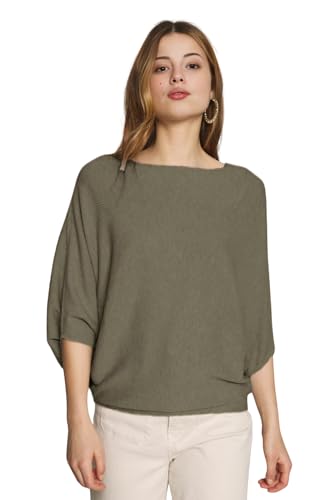 Image of Nachu Women Fashion Ribbed Batwing Sleeves Bagy Balloon Style Fit Top |Casual Regular Size fit | Winter and Party fit