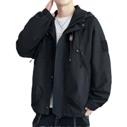 YTR6TW Male Clothes Spring Trendy Solid Color Jacket Youth