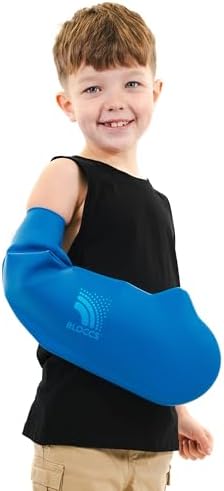 Bloccs Waterproof Cover for Plaster Cast Arm, Swim, Shower & Bathe. Watertight Protector - #CA79-M - Child Arm (Medium)