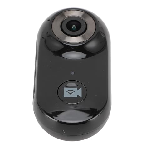 Mini Action Camera,Compact Lightweight Full HD 1080P 2MP Magnetic Base Thumb Camera,Sports Camera Pocket Wearable Body Camera Helmet Camera Vlogging Camera (Black)