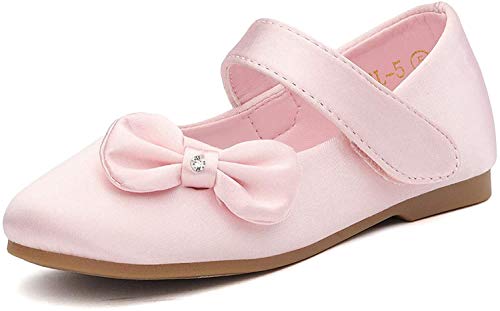 DREAM PAIRS Angel-5 Adorable Mary Jane Side Bow Buckle Strap Ballerina Flat