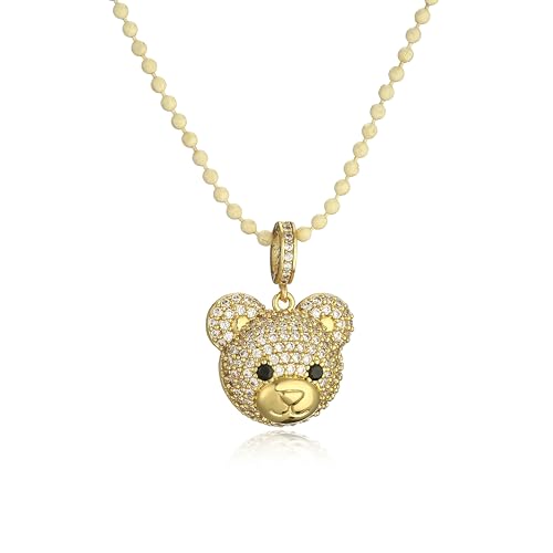 Collier griffe d'ours au design perlé et audacieux - 3