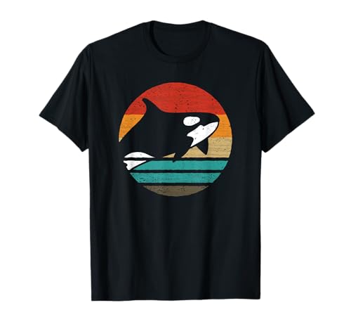 Orca Retro Style Vintage Camiseta