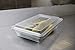 Rubbermaid Commercial Products Large Shallow Food Storage Container, 5 Gallon, Clear, for Restaurant/Kitchen/Cafeteria