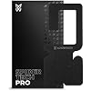 Spidertech Professional Pre-Cut Cotton Kinesiology Tape for Right Shoulder Support - for Athletes, Sports Physiotherapists, and Chiropractors, Pain Relief Black, 4 Pack