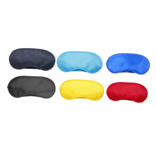 CHICAMPERA 25個 遮光睡眠眼罩 多色ポリエステル製 軽量ソフト アイマスク 伸縮バンド付 男女兼用 対応 旅行 昼寝用 快適通気