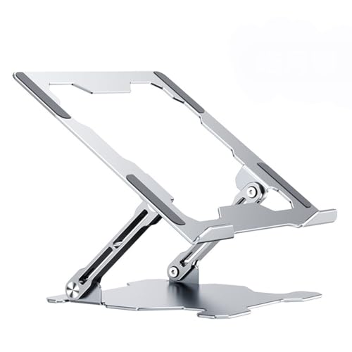 Support creux ordinateur portable pliable aluminium dissipation thermique Silver