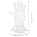Ptwola 16 Pairs Tea Party Lace Gloves for Women, Cuffbow Elegant Courtesy Mitten Short Vintage Wedding Evening Halloween Christmas Wrist Accessories for Dressy Ladies Dinner Opera Sun Protection