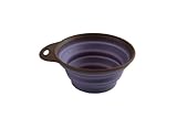Dexas Popware for Pets Collapsible Travel Cup/Bowl, Small, Purple