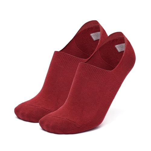 Image of Levi's Men's Cotton Stretch No Show Anti Slip Grip Socks (Pack of 3)