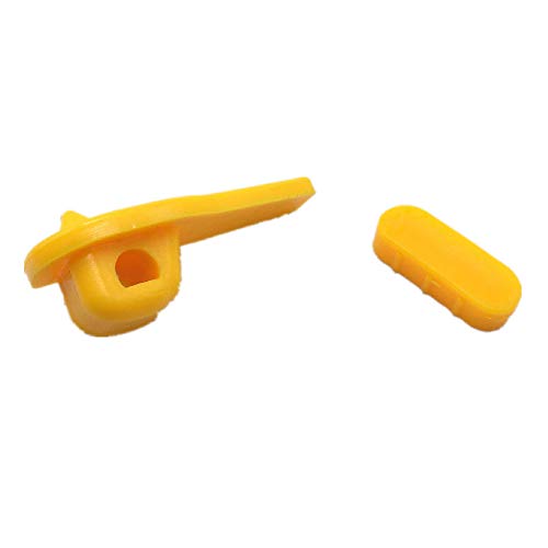 Image of Tire Changer Plastic Insert, Tire Machine Guard, Wheel Rim Edge Protector for Mount Duck Head, Nylon Tyre Demount Fitting Head Part, 6 Front (Upper) + 6 Rear (Lower) Insert Kit /Pack, 5 Packs, 04YCM