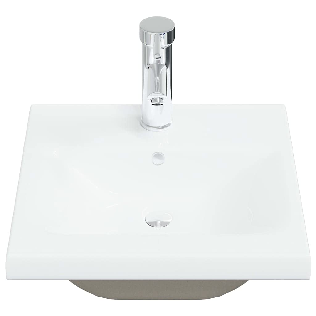 Lavabo Empotrado con Grifo cerámica 42x39x18 cm,Lavabos y fregaderos,Lavabos,10.3kg-148623