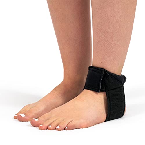 Cho-Pat Achilles Tendon Strap, Developed with Sports Medical Professionals at Mayo Clinic to Reduce Stress & Alleviate Achilles Tendonitis Pain, Black, Small