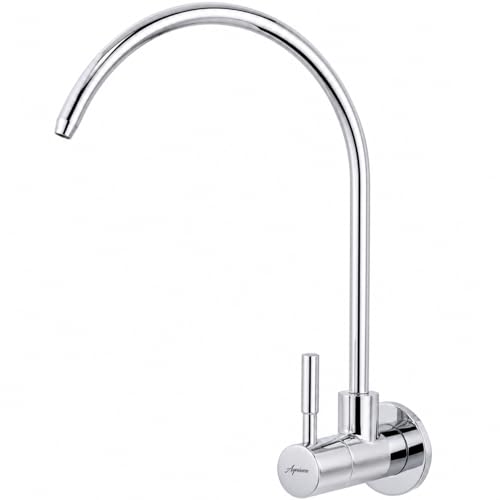 Image of Aquieen Wall Mounted RO Water Purifier Tap for Kitchen | SS 304 Stainless Steel RO Faucet | Chrome Finish