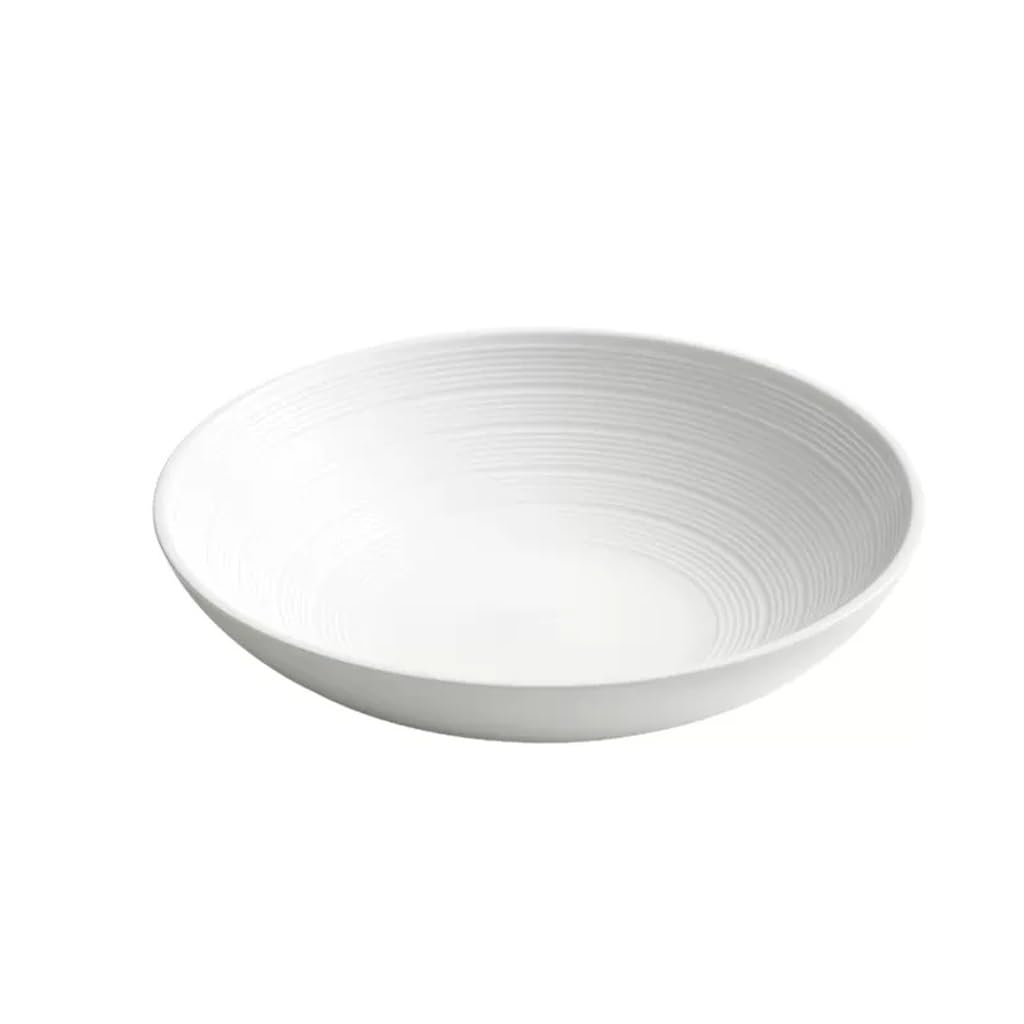 Miski kuchenne białe ceramiczne zastawa stołowa domowa salaterka duża miska do zupy i makaronu, jeden kolor S