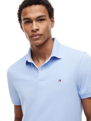 Image of Tommy Hilfiger Men's Short Sleeve Cotton Pique Polo Shirt in Regular Fit 2024 Collection