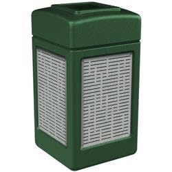 42 gal Horizontal Stainless Steel Panel, Green