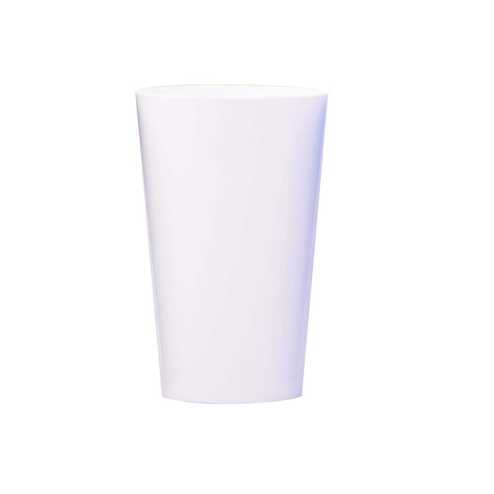 Générique - 6 Verres GOBELET Plastique INCASSABLE 33CL Blanc