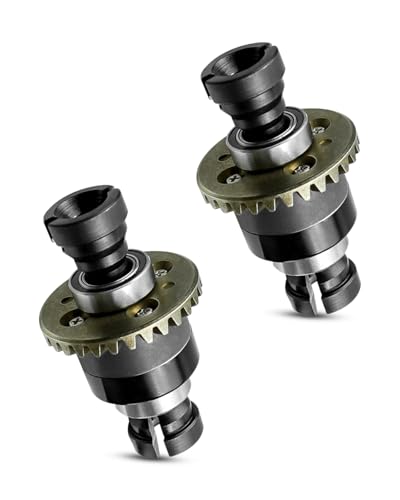 Image of Assembled Differential 30T 0.8Mod V2 Fit for 1 /18 ARRMA GROM Typhon Granite GROM Mini Mojave GROM 2S, 2PACK Black