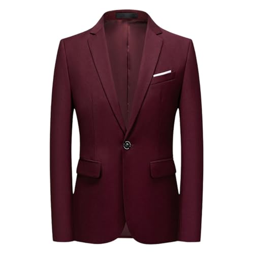 Men's Business Casual Single Blazer