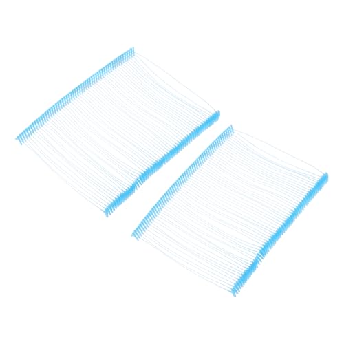 Attaches d'étiquetage plastique 75 mm bleues pour fixer les prix sans abîmer les tissus